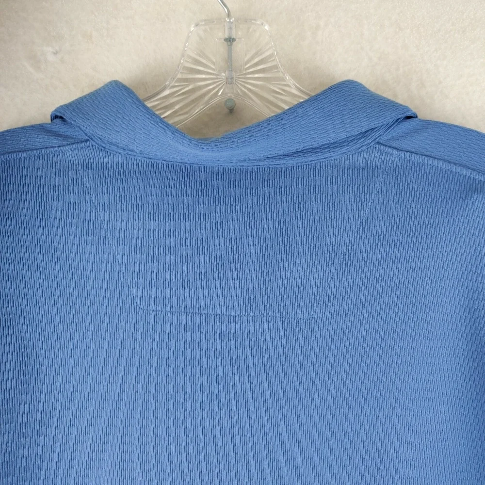Nike Golf Fit Dry Mens Extra Large Golfer Rugby‎ Polo Shirt Blue Mens XL